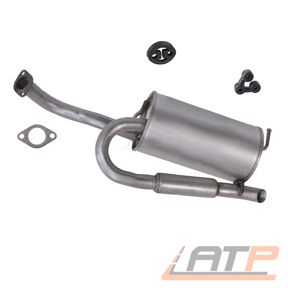 Montagesatz Chevrolet Matiz 0.8 1.0 Endschalldämpfer Auspuff Endtopf