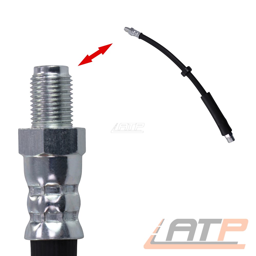 2X BREMSLEITUNG BREMSSCHLAUCH BREMSSCHLÄUCHE HINTEN BMW 5-ER E39 TOURING ALLE
