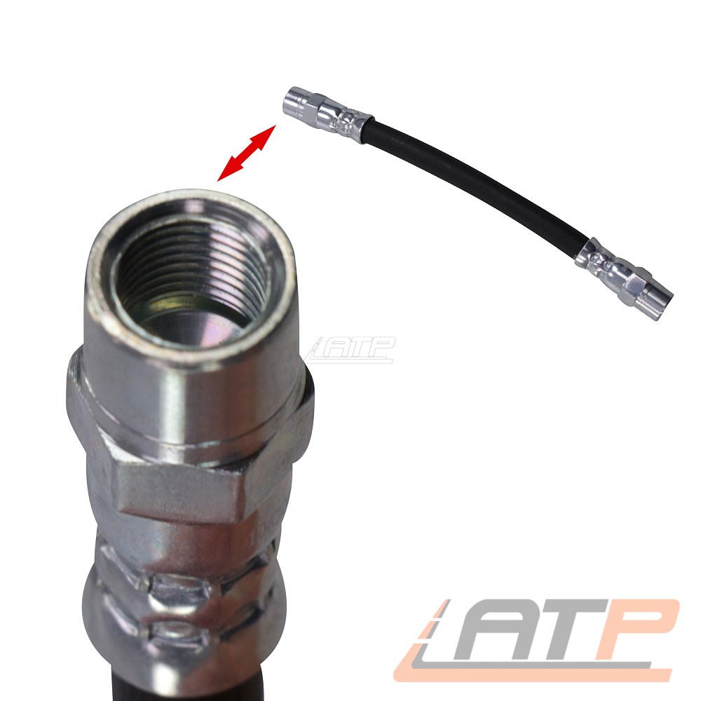 1x BREMSSCHLAUCH BREMSLEITUNG FÜR VW PASSAT 3A 35I VORDERACHSE 350 mm