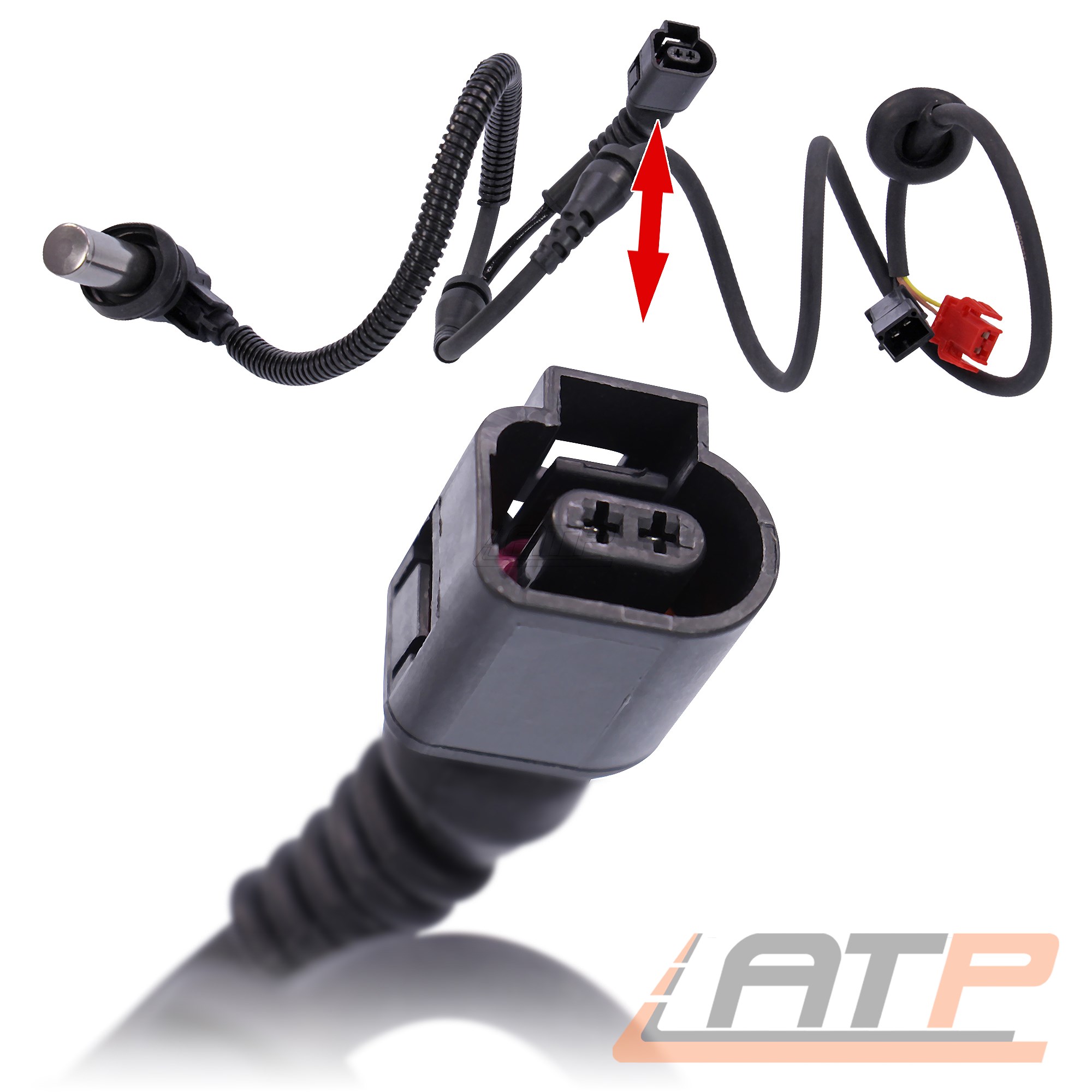 ABS SENSOR INKL. STECKER WARNKONTAKT VWK VORNE VW PASSAT 3B 3BG BJ 99