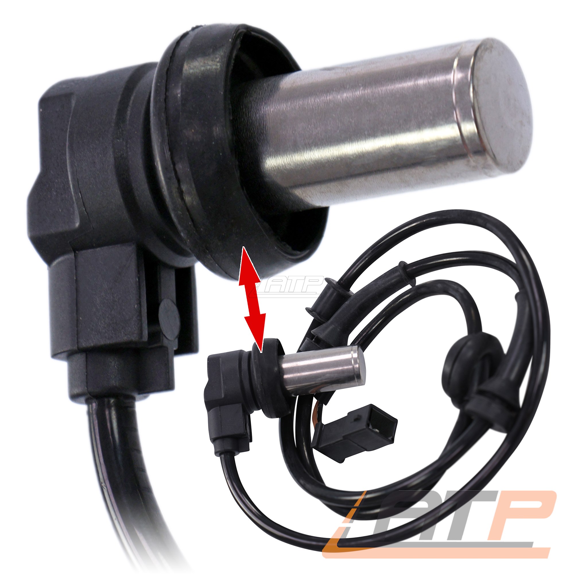 ABS SENSOR DREHZAHLFÜHLER HINTEN AUDI A4 8D B5 1.62.8 8E B6 1.63.0 BJ