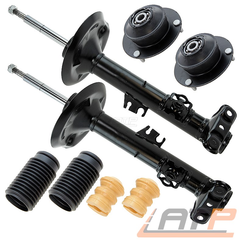 2x STOSSDÄMPFER GAS VORNE DOMLAGER STAUBSCHUTZ-SET BMW 3-ER E36