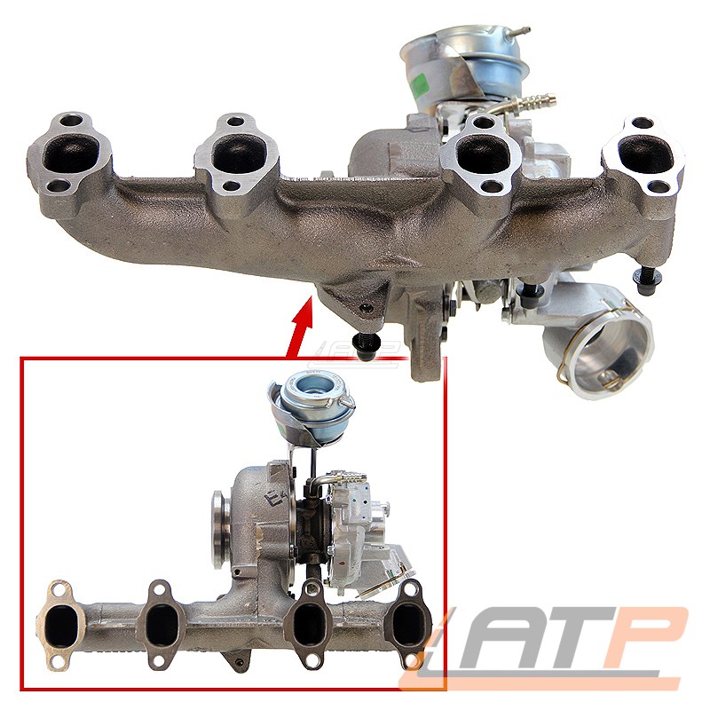 TURBOLADER +MONTAGESATZ FÜR VW PASSAT 3C 2.0 TDI BMP TOURAN 1T 2.0 TDI BMM eBay