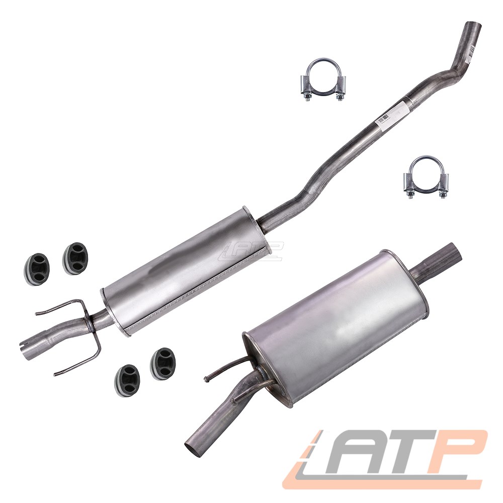 Tigra 1.2 1.4 1.6 Auspuff Endtopf Endschalldämpfer Opel Corsa B
