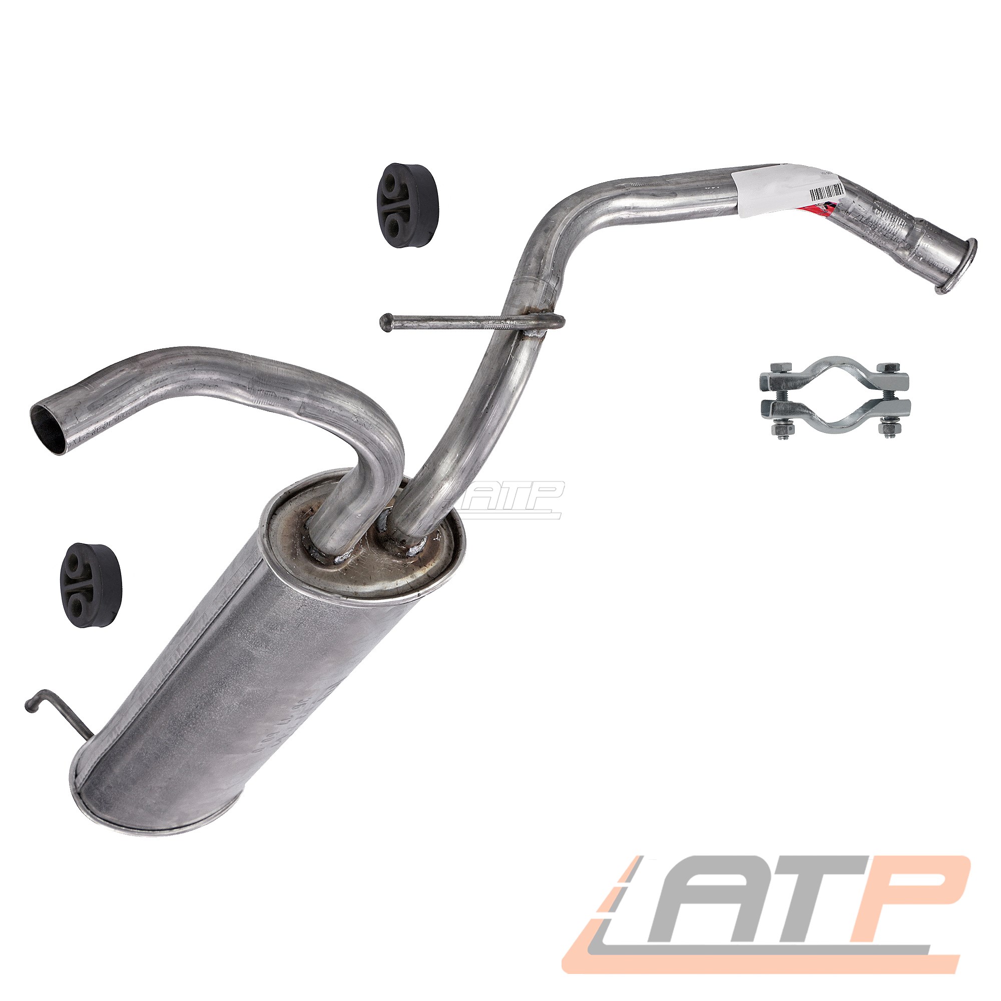 1x ENDSCHALLDÄMPFER AUSPUFF SCHALLDÄMPFER FÜR CITROEN C1 1 1.0 BJ 0514 eBay