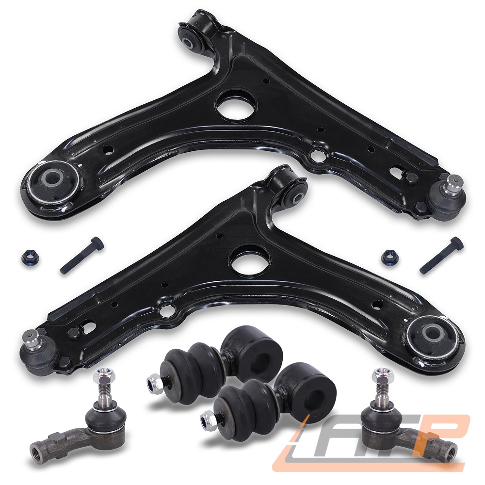Vorderachssatz Für Nissan X-TRAIL T30 - 2x Querlenker + 2x Spurstangenköpfe + 2x Koppelstangen