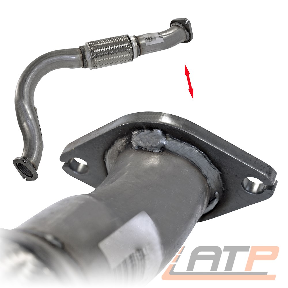 Auspuff Abgasrohr Hosenrohr vorne für Ford Focus I Kombi Transit Connect 1,8 2,0