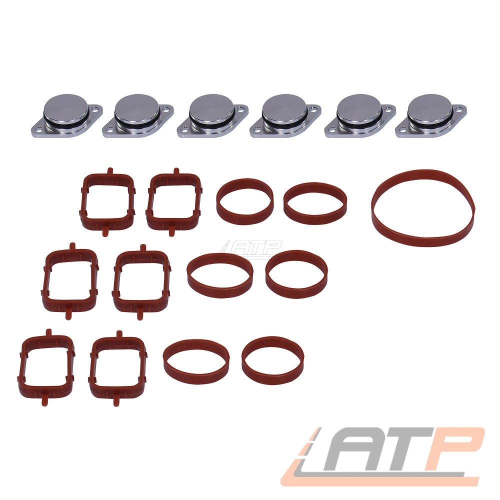 Reparatur Satz Drallklappen Ansaugbrucke 6x22 Set Fur Bmw 5 Er E60 E61 525d 530d Ebay