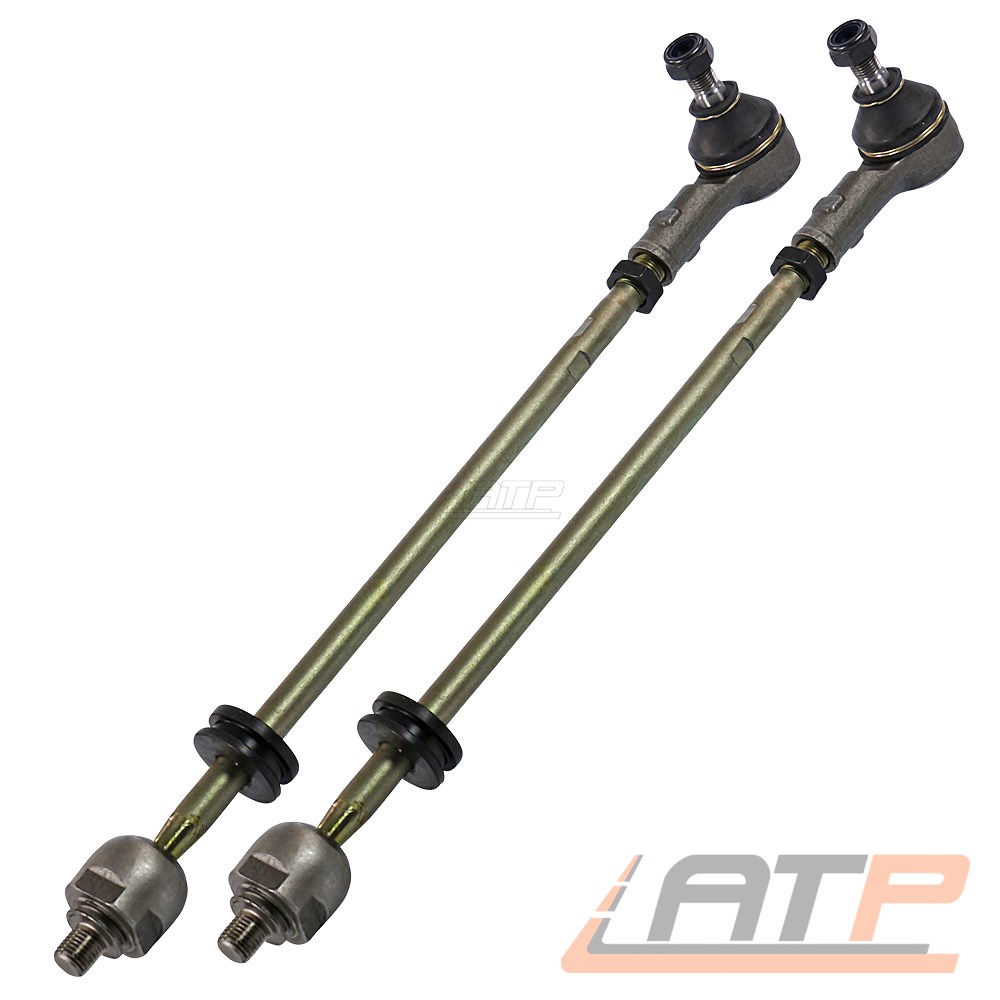 2X SPURSTANGE MIT KOPF VORNE LINKS+RECHTS VW TRANSPORTER BUS T4 BJ 01.96-04.03