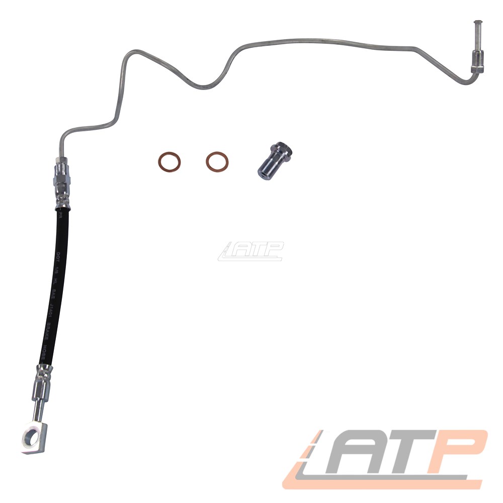 2x Bremsschlauch Bremsleitung Vorne für AUDI TT 8N 1.8T 560 mm