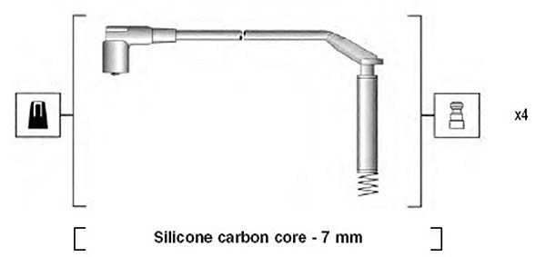 MAGNETI MARELLI Zündleitungssatz für OPEL 8001063097633 | eBay 