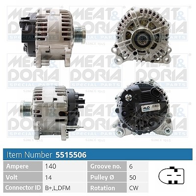 Meat & Doria Generator U.A. FüR Audi, Seat, Skoda, VW