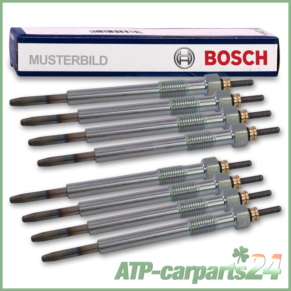 8x GENUINE BOSCH HEATER GLOW PLUG DURATERM MERCEDES BENZ M-CLASS W163 ML 400 CDI