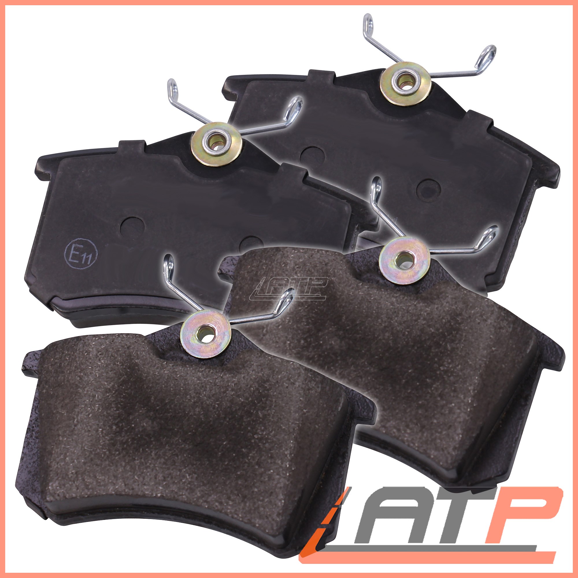 BRAKE DISCS + PADS+ABS+WHEEL BEARING REAR SOLID Ø249 PEUGEOT 307 + SW