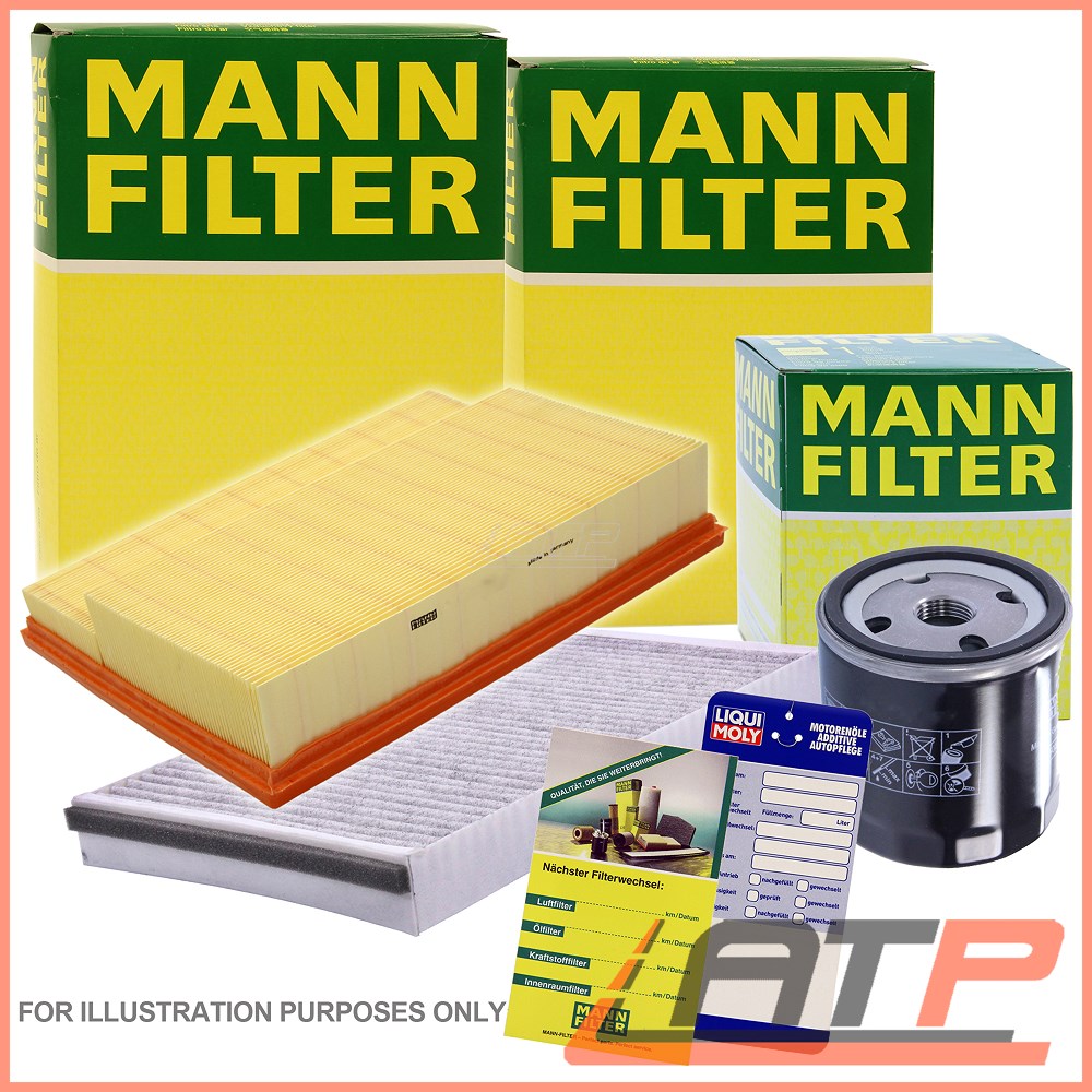 MANN-FILTER SERVICE KIT A OIL+AIR+INTERIOR VOLVO XC-70 2 2.4 D3 D4 D5 07-