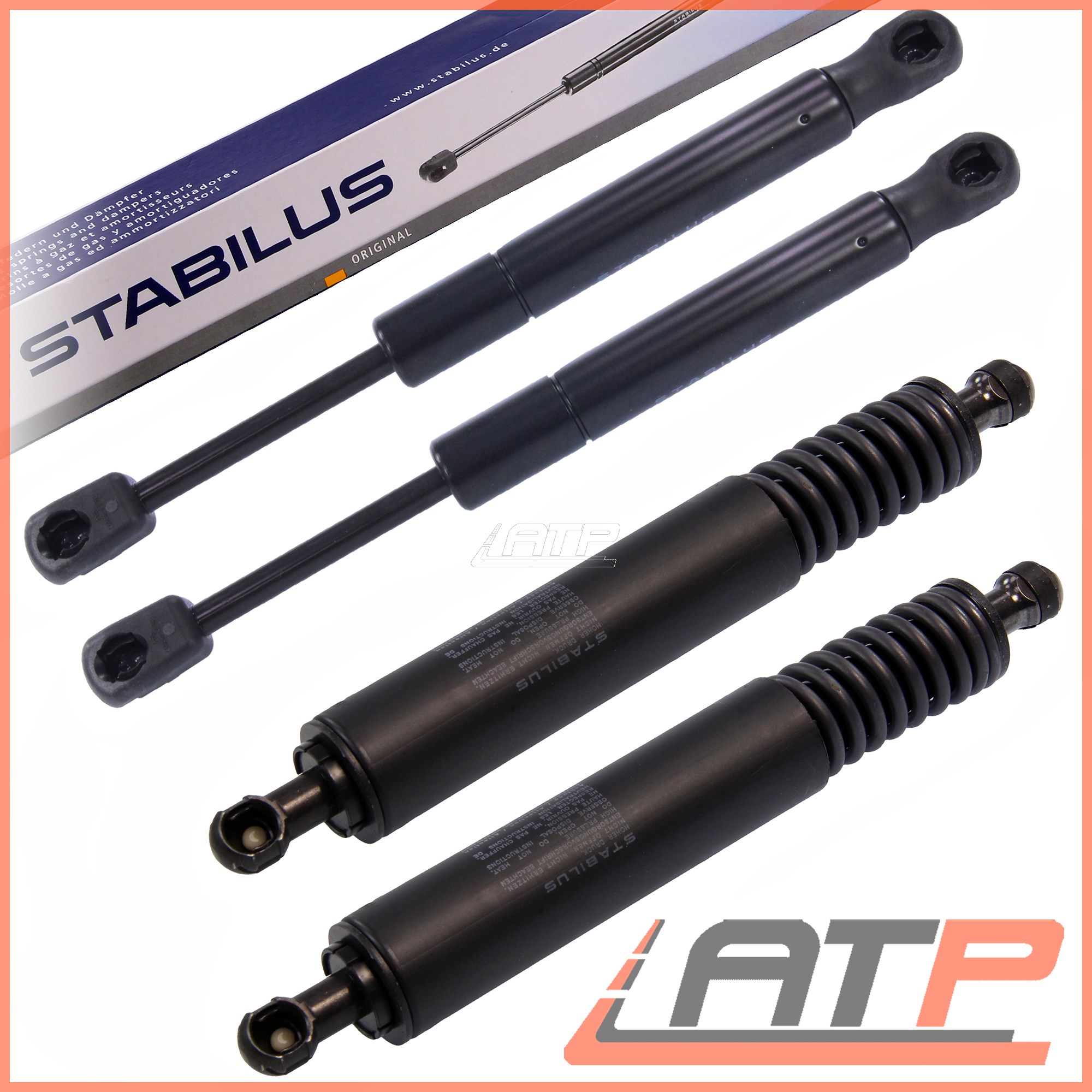 STABILUS 034403 8927UQ GAS COMPRESSION SPRING SET REAR WINDOW AND