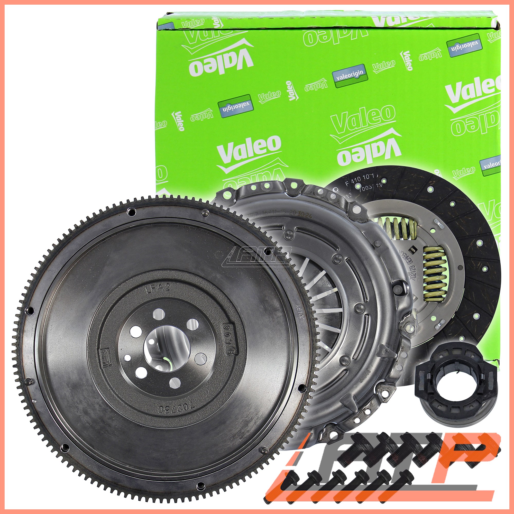 VALEO CLUTCH KIT + FLYWHEEL VW CADDY MK 3 0410 PASSAT 3C GOLF MK 5 1K
