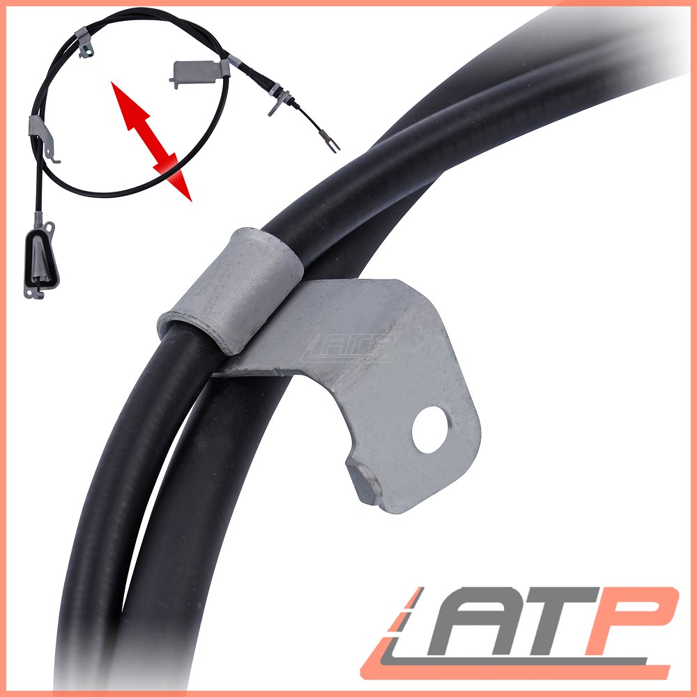2X HANDBRAKE CABLE REAR LEFT+RIGHT BMW 3 SERIES E46