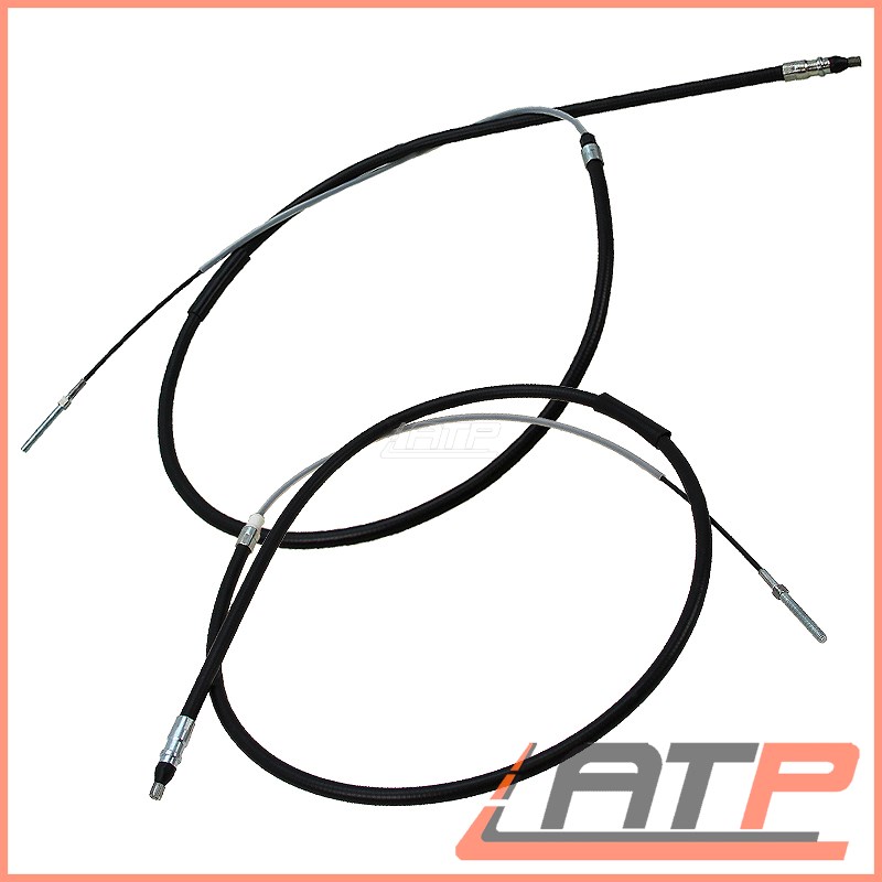2X HANDBRAKE CABLE REAR LEFT+RIGHT BMW 3 SERIES E46
