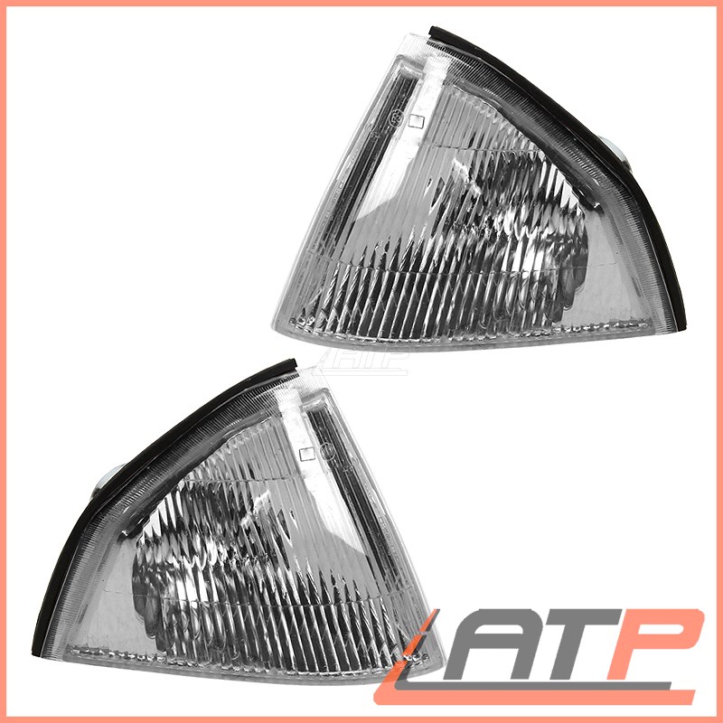 2X INDICATOR TURN SIGNAL CRYSTAL WHITE LATERAL VW TRANSPORTER BUS T5