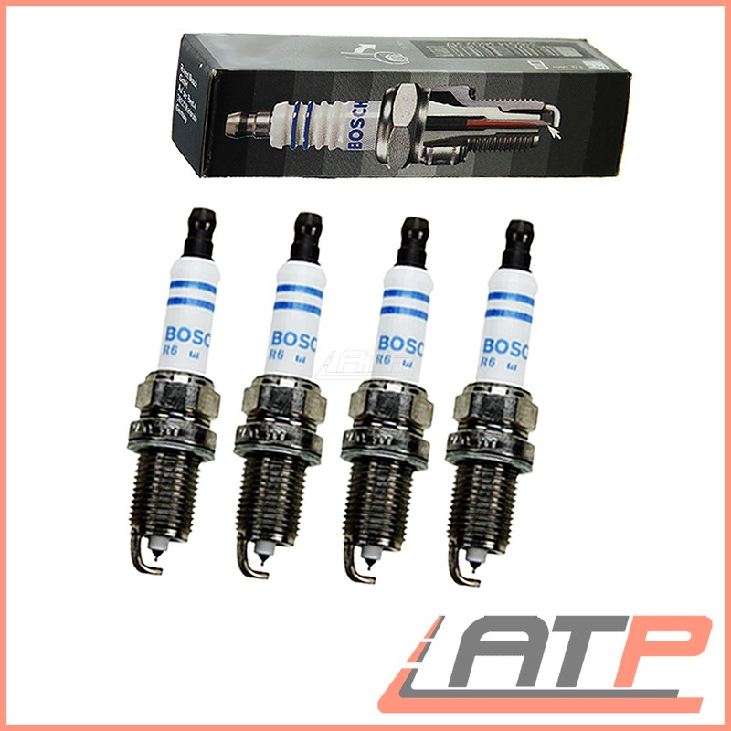 4x Z/ündkerze BOSCH Super Plus FR7HPP33+