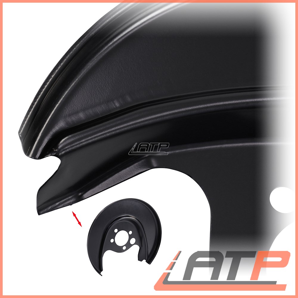 1x COVER PLATE FOR BRAKE REAR LEFT VW POLO 6N 6N2 99-01 6K 97-01