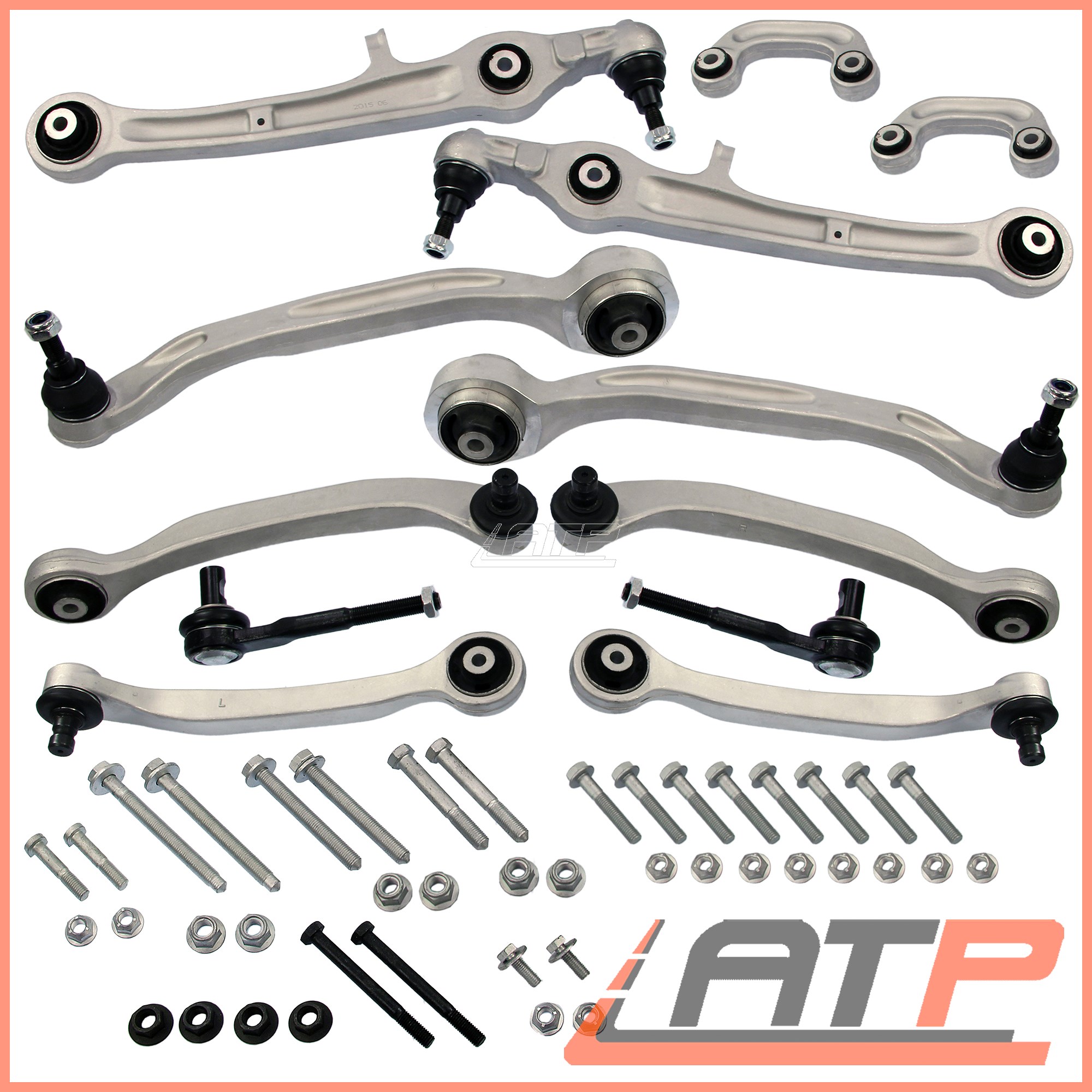 REPAIR KIT SUSPENSION CONTROL ARM WISHBONE FRONT 14-PCS AUDI A6 4F C6