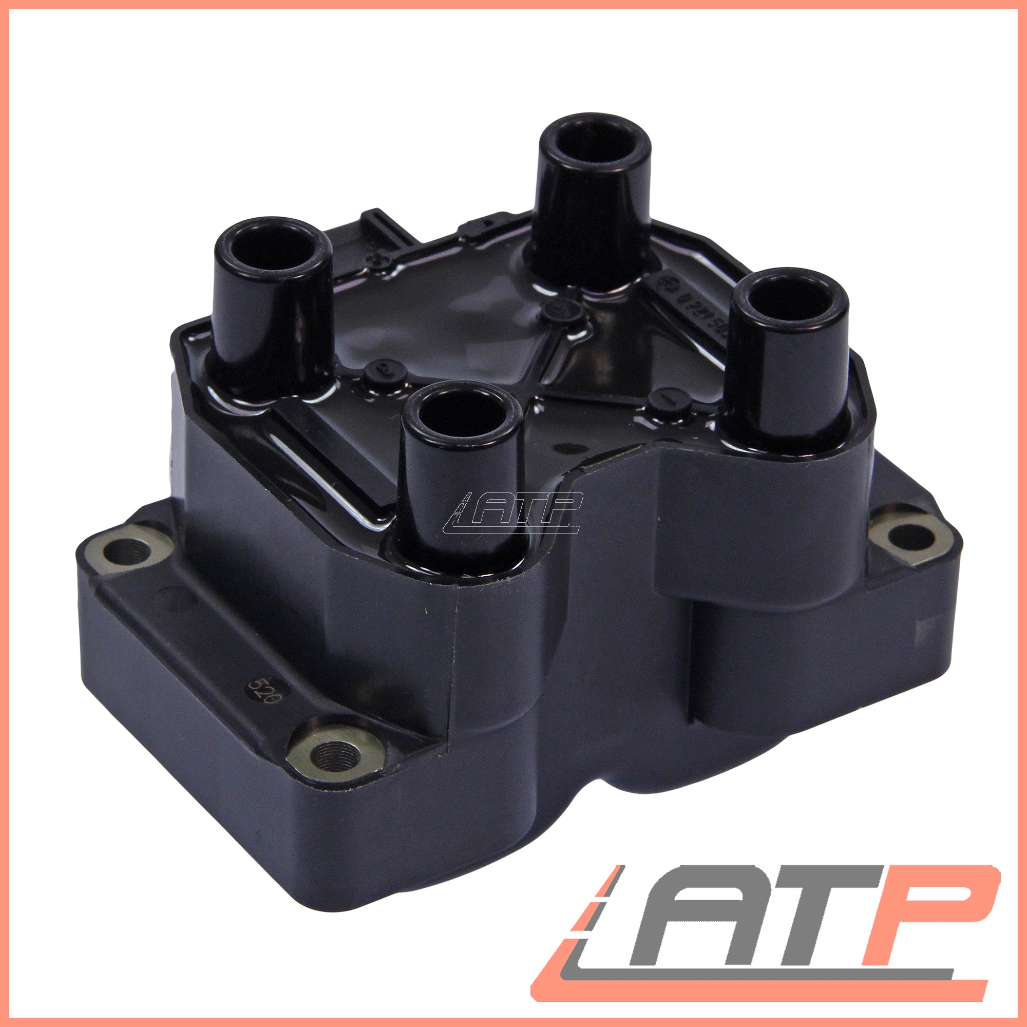 UNIVERSAL COLD AIR FEED//INTAKE PIPE BLACK with BLUE RAMS UN2101B-Toyota 3