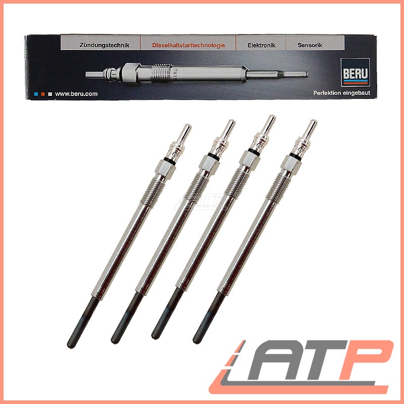 4X bougies de préchauffage pour Mini Cooper 1.6 D Ford Focus Fusion Fiesta 1.4 1.6 TDCI NEUF