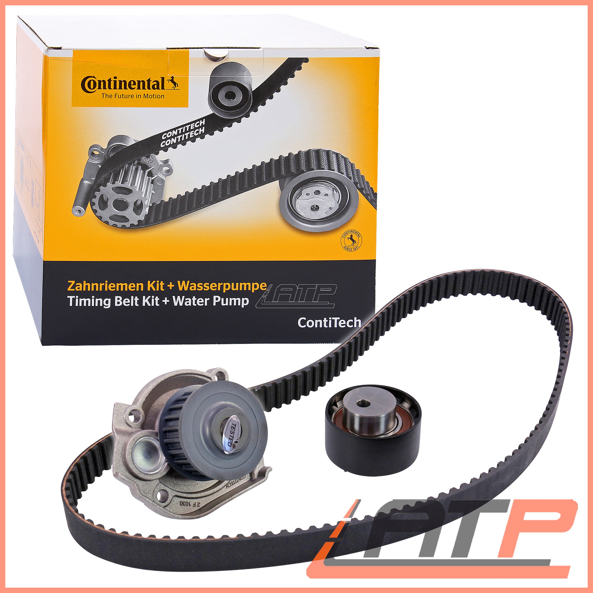 CONTITECH TIMING CAM BELT KIT + WATER PUMP FIAT 500 07 BRAVA 1.2 1.4 eBay