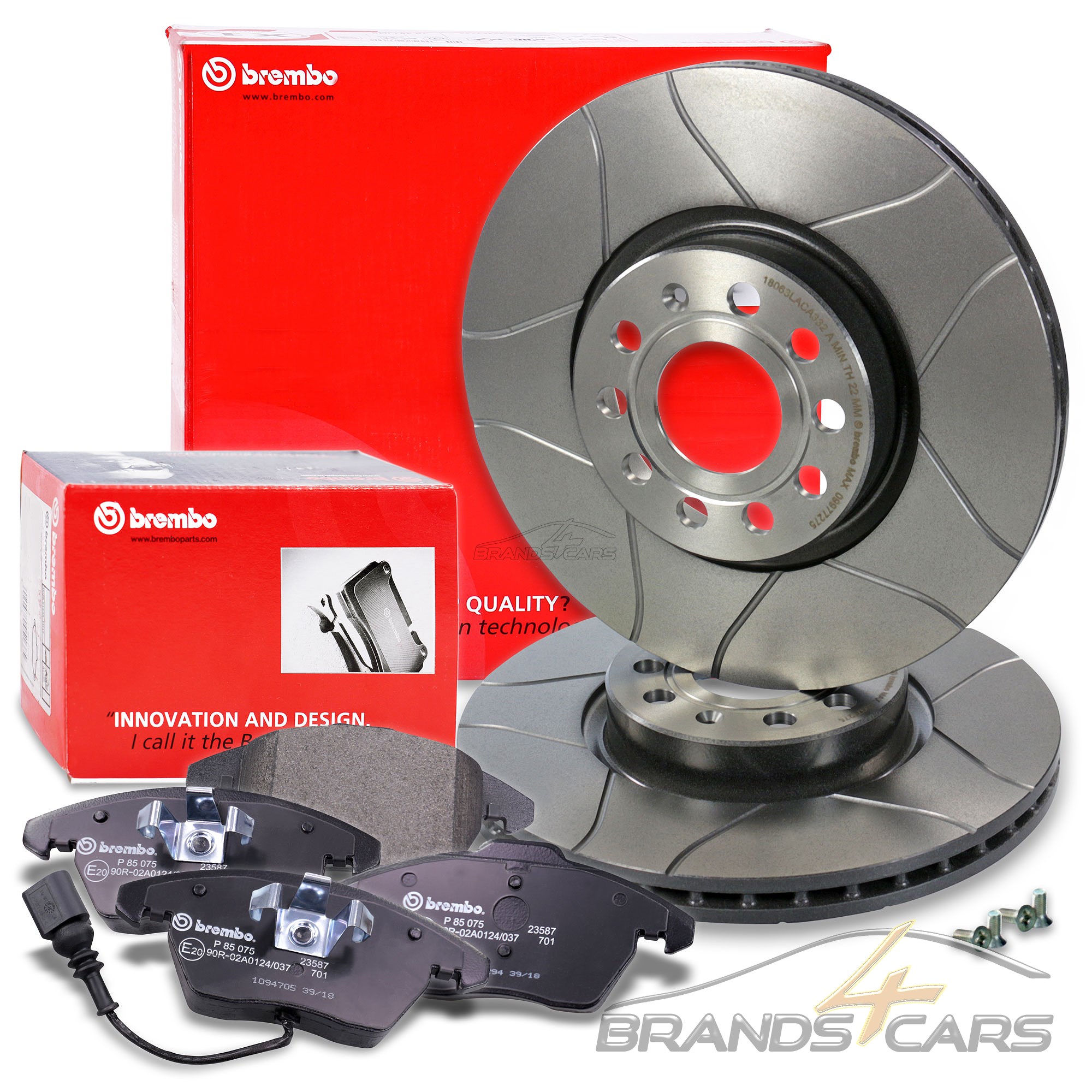 BREMBO Bremsbeläge Bremsbelagsatz Bremsklötze Vorne P 85 008