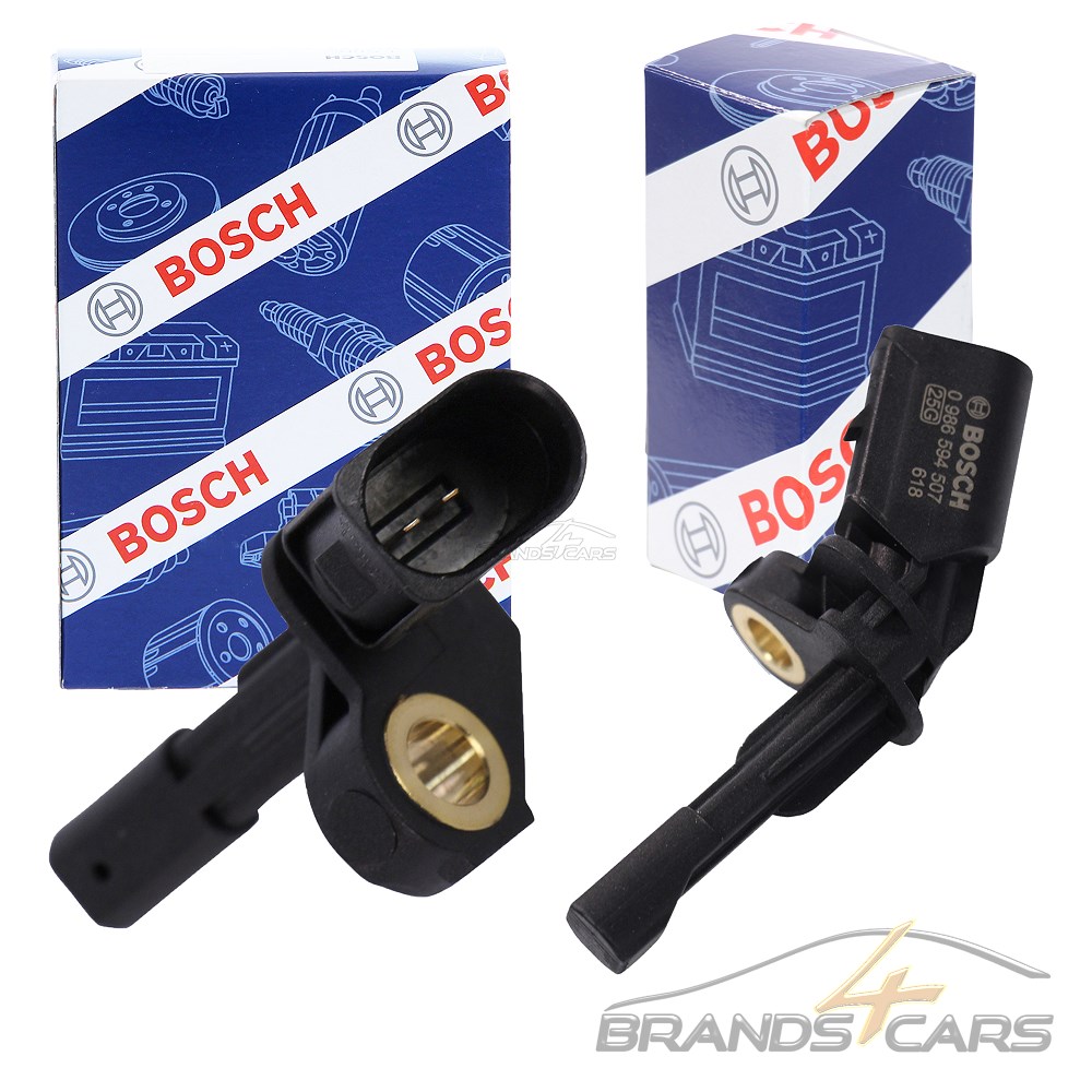 2x ABS-SENSOR DREHZAHLSENSOR RADDREHZAHLFÜHLER RADDREHZAHLSENSOR HINTEN SKODA