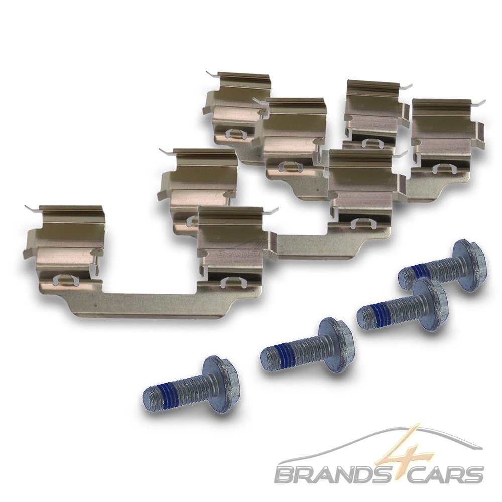 NK BREMSSCHEIBEN + BELÄGE VORNE+HINTEN Passend Für MERCEDES C-KLASSE W204