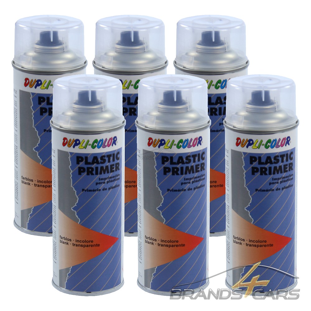6x 400ml DUPLI COLOR PLASTIC PRIMER KUNSTSTOFF HAFTVERMITTLER
