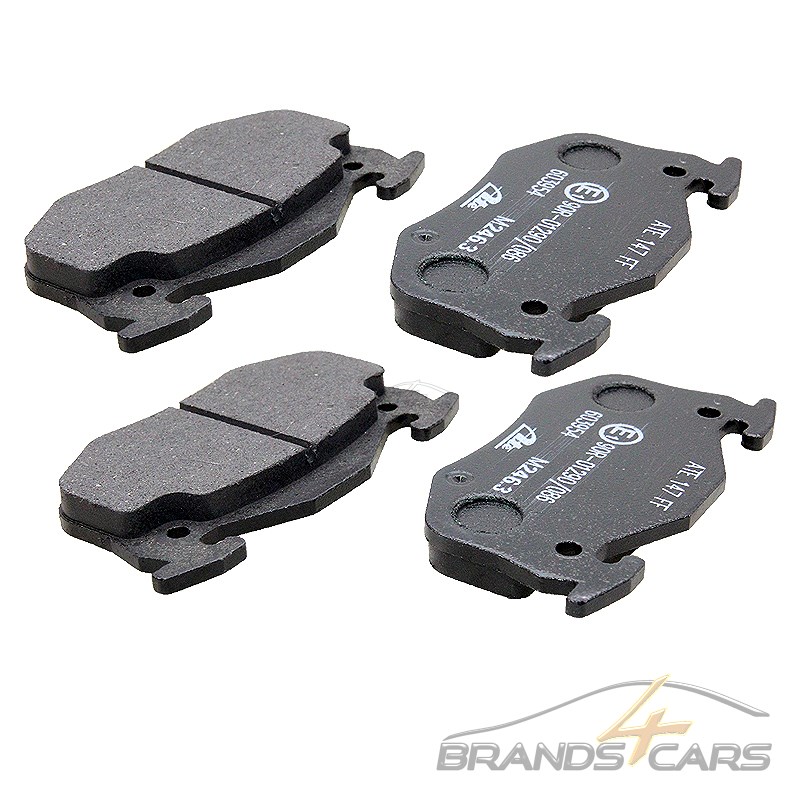 SATZ ATE BREMSBELÄGE HINTEN PEUGEOT 206 1.4 1.6 2.0 BJ 00-09