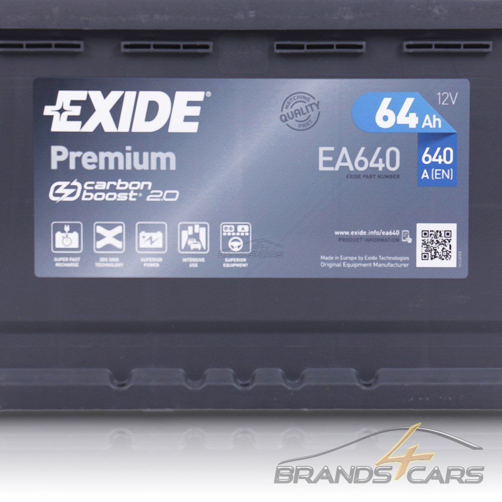 Аккумулятор exide premium ea640