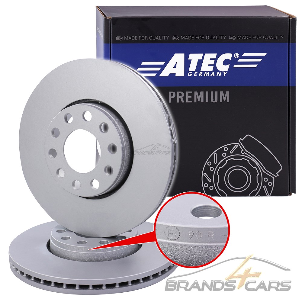 GELOCHTE SPORTBREMSSCHEIBEN SKODA SUPERB VW PASSAT 3BG VORN 288 x 25 mm