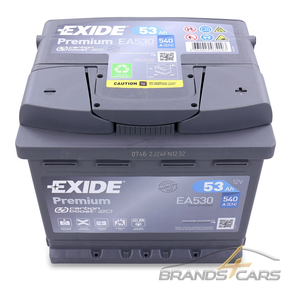 Аккумулятор exide premium ea530