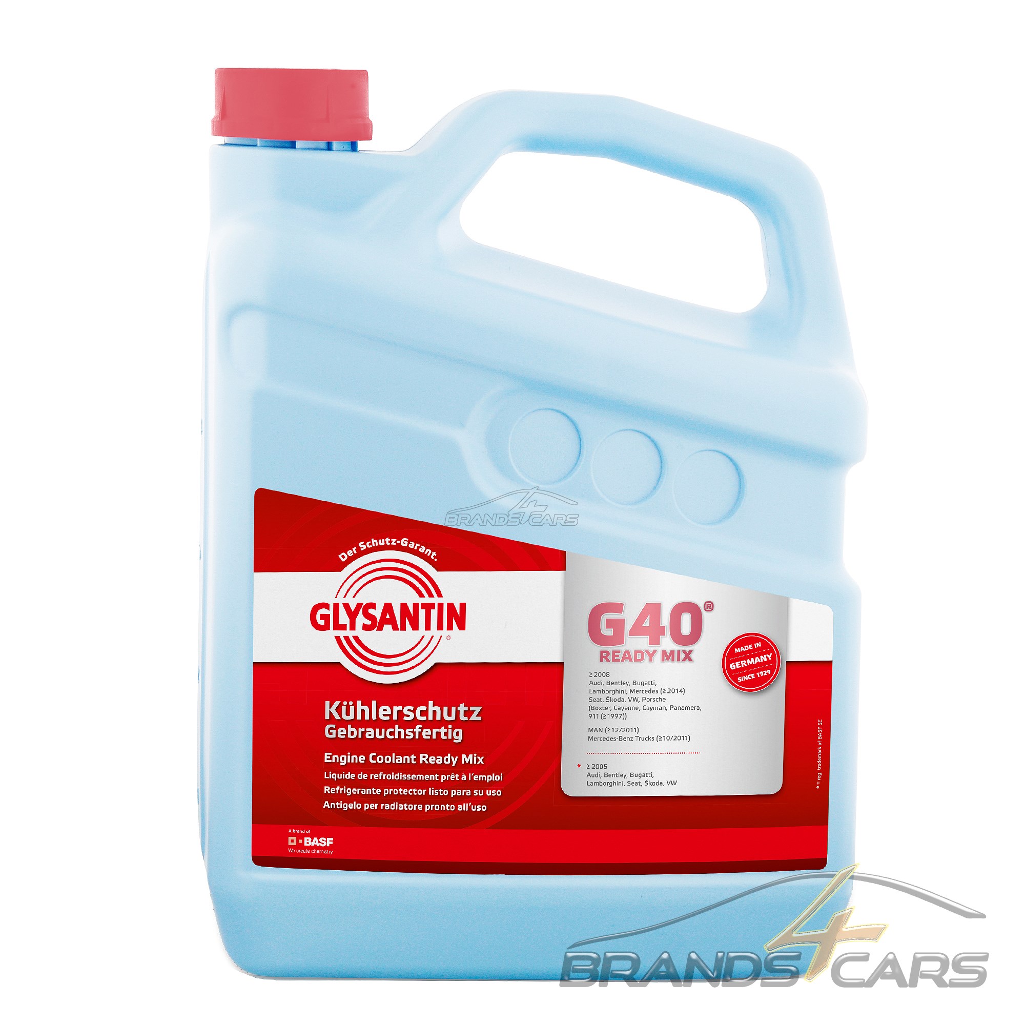 5 L LITER GLYSANTIN® G40® READY MIX FROSTSCHUTZMITTEL KÜHLERSCHUTZ ...