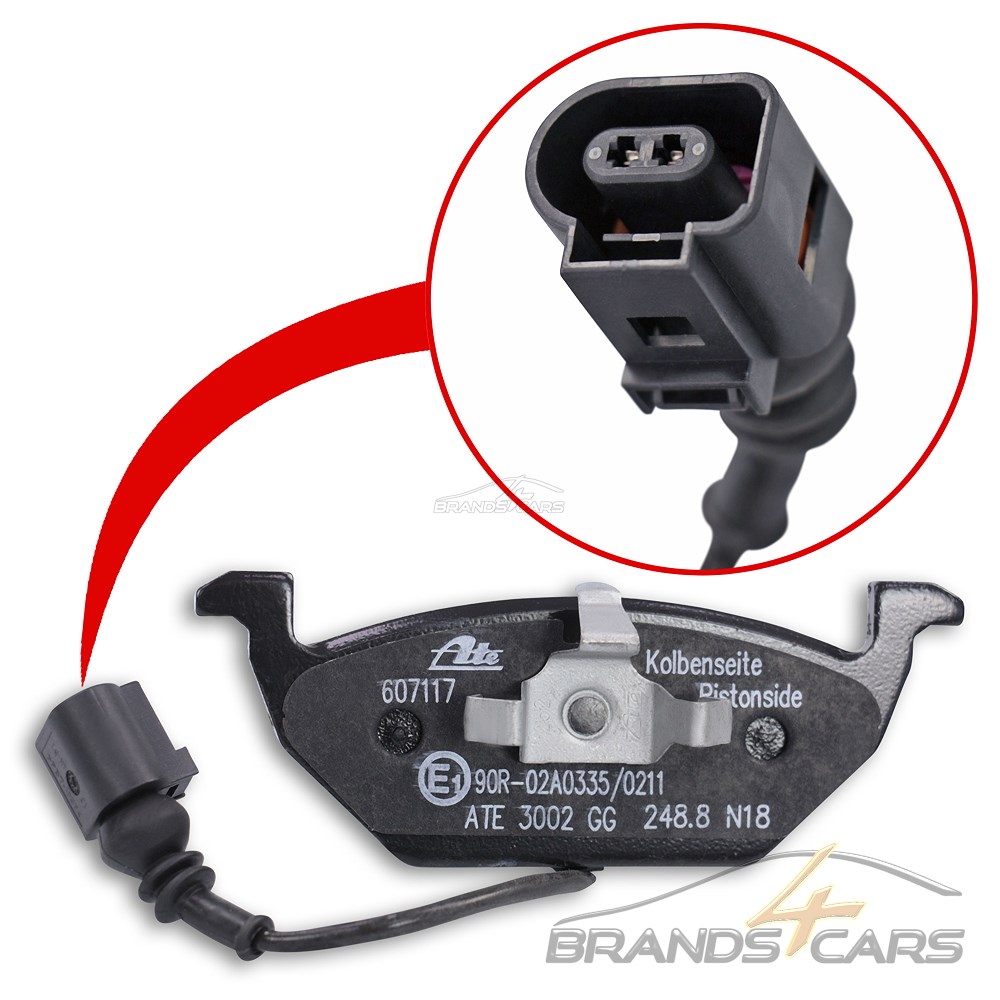ATE BREMSSCHEIBE BELÜFTET Ø280+BREMSBELÄGE VORNE AUDI A3 8L 1.6-1.9 BJ 99-03