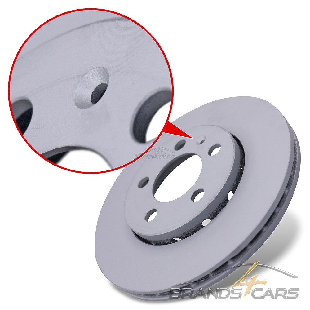 2x BREMSSCHEIBE Ø256 BELÜFTET VORNE SKODA FABIA 6Y OCTAVIA 1U OHNE RS BJ AB 96