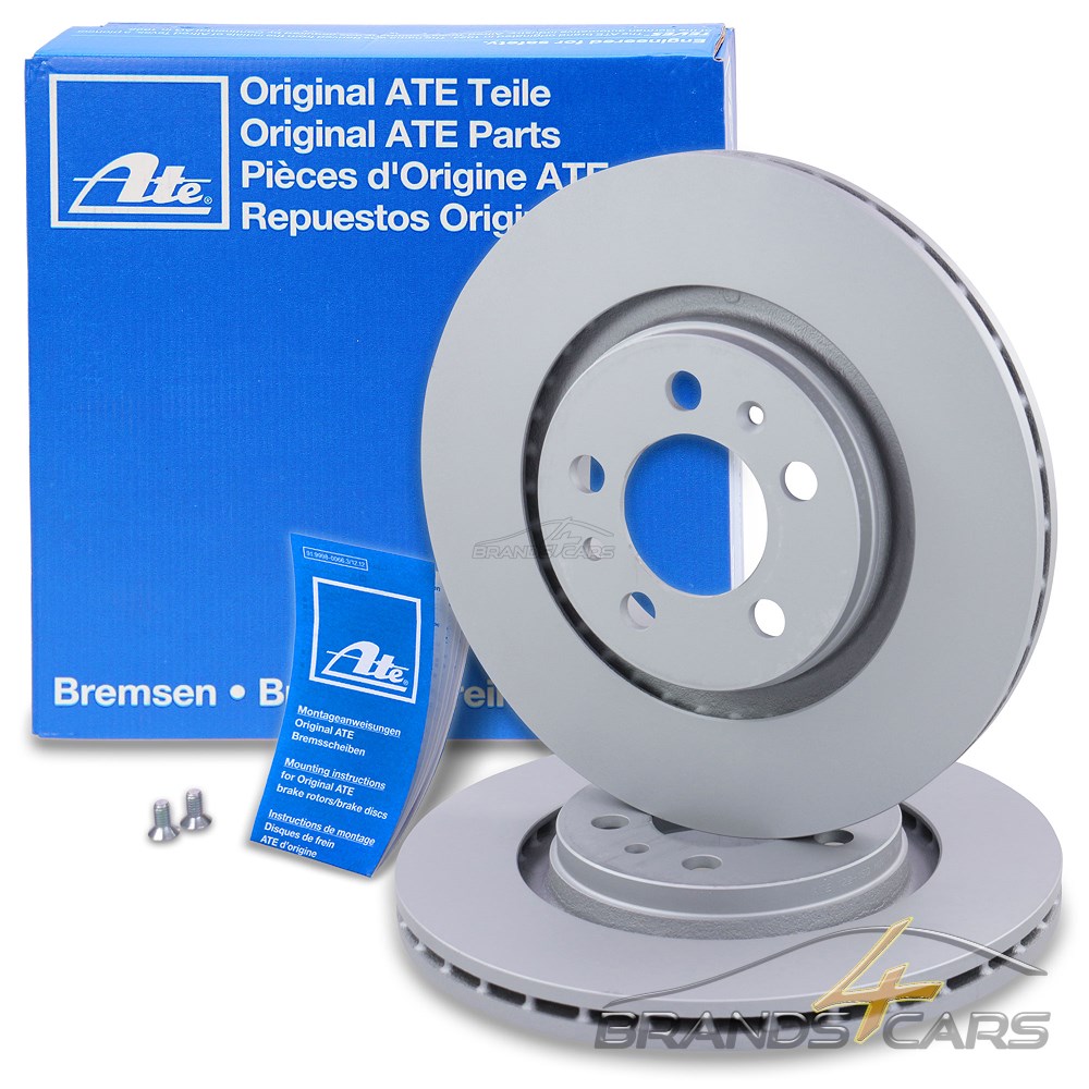ATE Bremsbel/äge Bremskl/ötze Bremsenset Bremsenkit Komplettset Vorderachse Bremsenreiniger Original ATE Bremsscheiben vorne