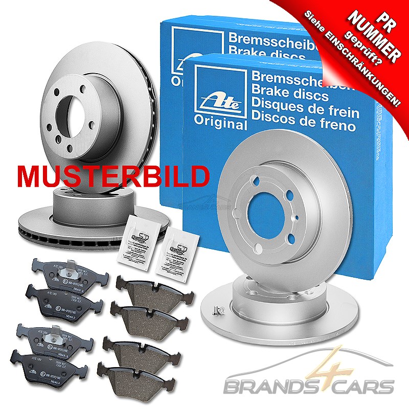 DECKBLECHE HINTEN SKODA ROOMSTER 5J BREMSBELÄGE BREMSENSATZ BREMSSCHEIBEN