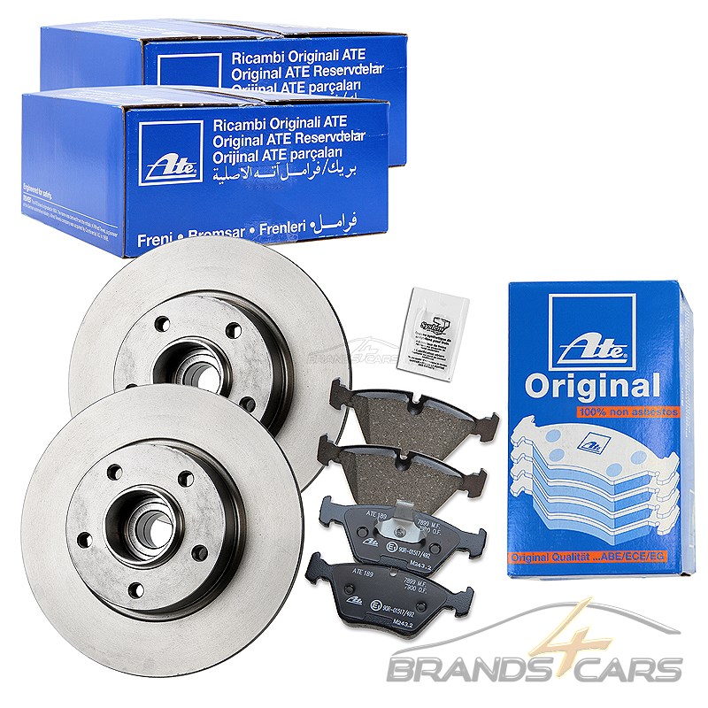 SATZ ORIGINAL ATE BREMSBELÄGE BREMSKLÖTZE HINTEN FÜR NISSAN PRIMASTAR AB BJ 01