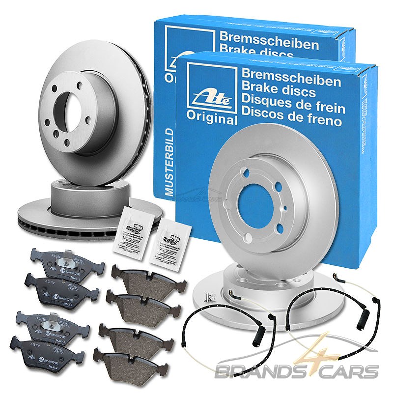 Original ATE Bremsscheiben 268mm voll Hinterachse für Seat Ford