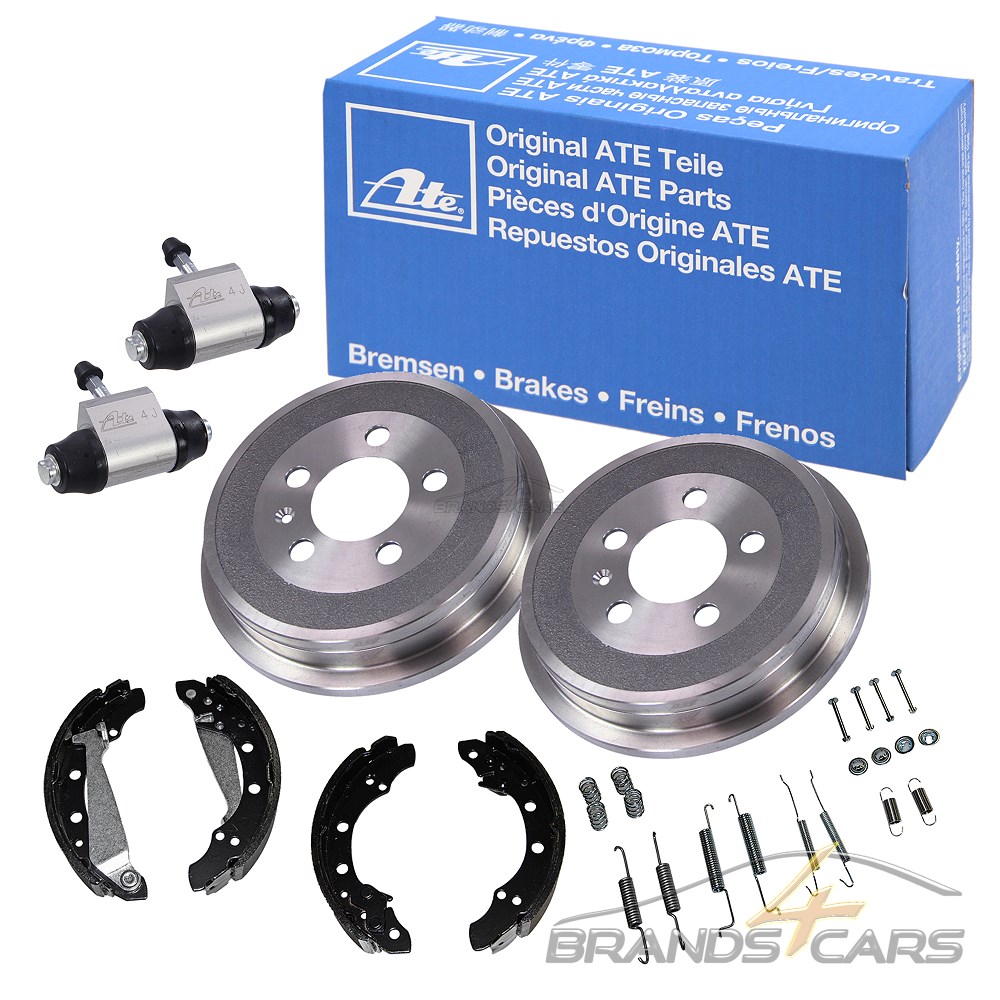 2x BREMSTROMMEL BREMSBACKEN Ø200 HINTEN SKODA FABIA 6Y 5J AB 99