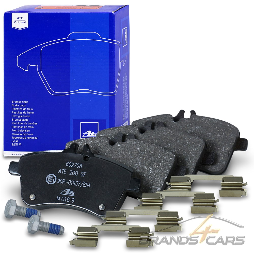 Hart Brakes Bremsen-Set Vorne – Keramik-Bremsbeläge & Gebohrte/schlitzte Rotoren | Für Mercedes A220, CLA250, GLA250, GLB250