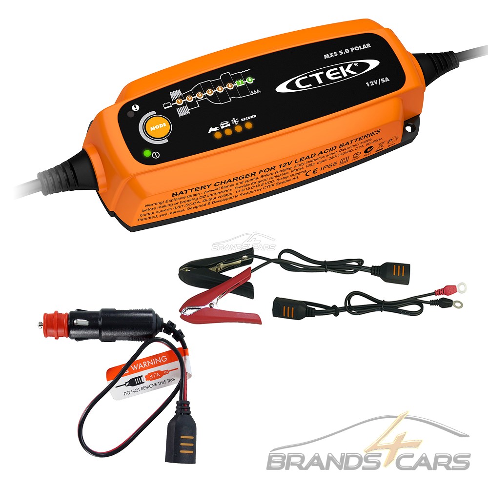 CTEK MXS 5 POLAR LADEERAHLTUNGSGERÄT + ADAPTER ZIGARETTENANZÜNDER 31799790 eBay