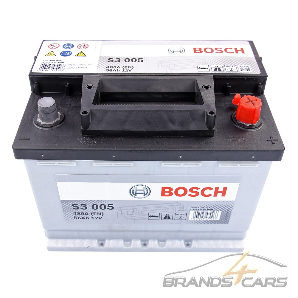 Autobatterie BOSCH 12V 56Ah 480 A//EN S3 006 56 Ah TOP ANGEBOT SOFORT /& NEU