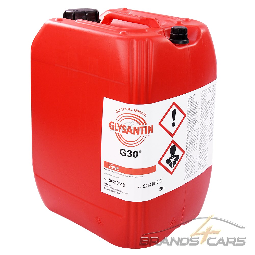 20 L LITER GLYSANTIN® G30® KÜHLERFROSTSCHUTZ FROSTSCHUTZ KÜHLMITTEL 31949305 | eBay